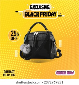 Black Friday, Girl Bag, yellow, Black bag, discount Offer, girl sopping black friday 2023 shopping bags place for text 2024 2025