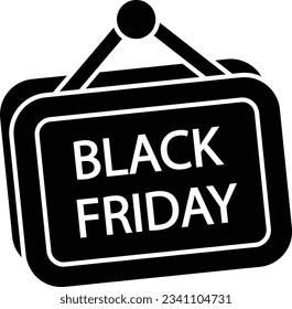  black friday glyph icons design style