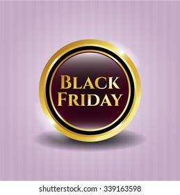 Black Friday gold badge