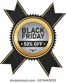 Black Friday golden color Vector Free royality free vector design
