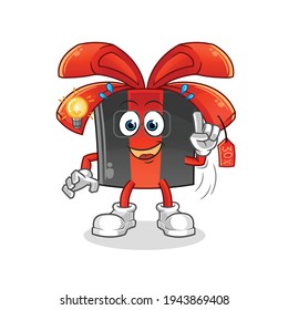 black friday got an idea illustration. character vector