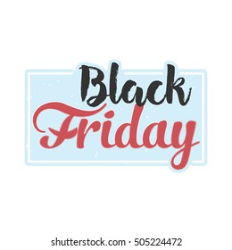 Black Friday. Grunge. Vector.