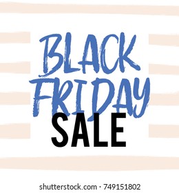 Black Friday. Hand drawn brush lettering, typography, creative calligraphy, brush pen lettering. design, holiday greeting card, invitation, flyers, posters, banner halloween holiday, Black Friday Sale