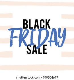 Black Friday. Hand drawn brush lettering, typography, creative calligraphy, brush pen lettering. design, holiday greeting card, invitation, flyers, posters, banner halloween holiday, Black Friday Sale