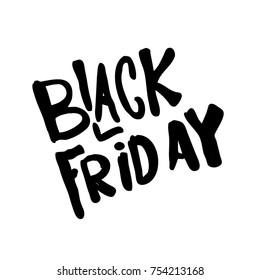 Black Friday hand drawn lettering