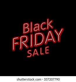 black friday hanging sign. Vector Illustration, eps10, contains transparencies. art