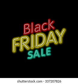 black friday hanging sign. Vector Illustration, eps10, contains transparencies. art