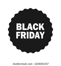 Black Friday icon for advertising, banners, leaflets and flyers