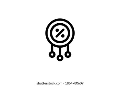 Black Friday Icon - Discount Ring