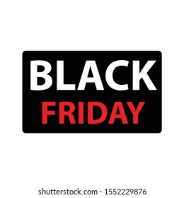 Black friday icon. sale banner, advertising