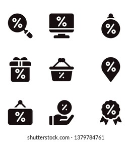 Black Friday Icon set