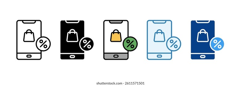 Black Friday Icon Set Multiple Style Collection