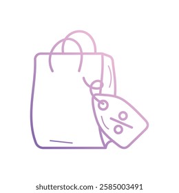 Black Friday icon vector stock illustration