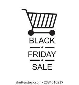 Black Friday icon vector template illustration logo design