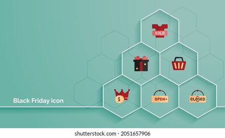 Black Friday icons set. isolated on white background. Black Friday design, sale, discount, advertising, marketing price tag, Clothes, sale icons.