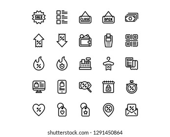 Black Friday Iconset perfect pixel premium collecions