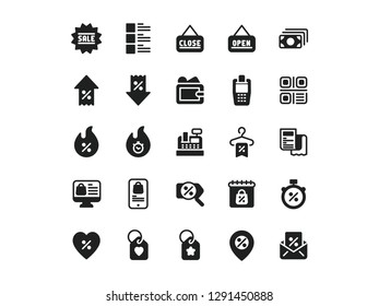 Black Friday Iconset perfect pixel premium collecions