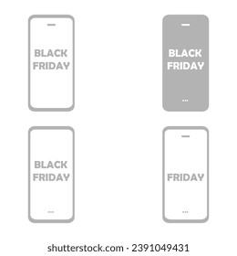 black friday image, concept, holiday, discounts, vector illustration