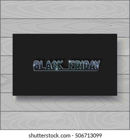 Black friday. info-graphic elements. sale. stock vector poster