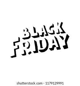 Black Friday , Isolated Vector
