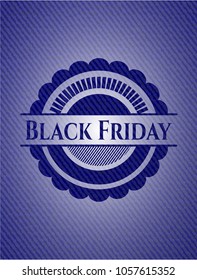 Black Friday with jean texture