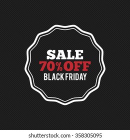 Black Friday Label