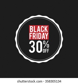 Black Friday Label