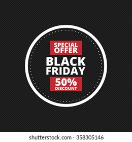 Black Friday Label