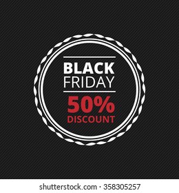 Black Friday Label