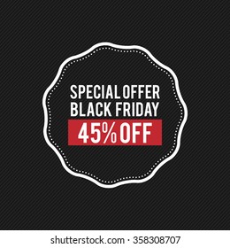 Black Friday Label