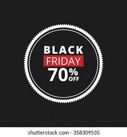 Black Friday Label