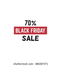 Black Friday Label