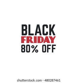 Black Friday Label