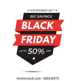 Black friday label price tag sale banner badge template sticker design. Vector illustration.