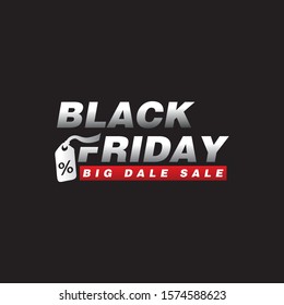 black friday letter luxury premium design