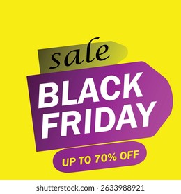 Black Friday Texto con letras Black Friday con etiqueta de venta colgante. Letras de oro de la inscripción de la venta del viernes negro sobre un fondo negro, Anuncio Horizontal, Plantilla del diseño. Espacio de copia, fondo creativo. 3D
