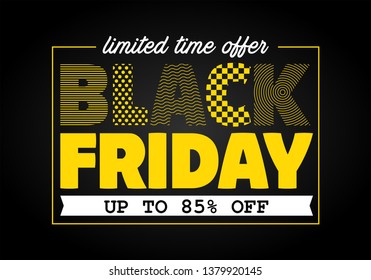 BLACK FRIDAY LETTERING