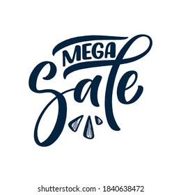 Black friday lettering in modern calligraphy style. Slogan for promotion template and sale banner. Vector illustration.