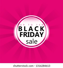 Black friday liquid flow shape banner poster abstract, template for business landing background vector illustration modern effect