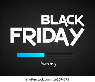 Black Friday loading bar background