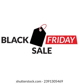 Black Friday Logo für Werbung Symbol Rabatt-Tag, Ebene, Vektorlogo Vorlage.