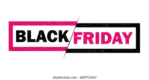 Black Friday logo concept, Discount or sale logo design label
