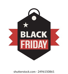 Black Friday logo Vector Illustration