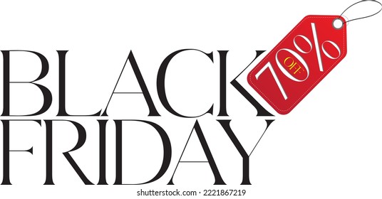 Black Friday Logotype Discount OFF