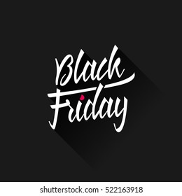 Black Friday Long Shadow Lettering