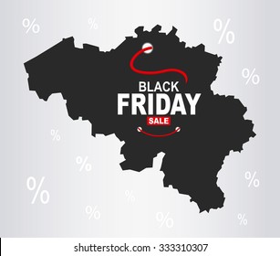 Black Friday Map - Belgium
