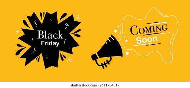 black friday mega sale discount vector