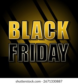 Viernes Negro. Diseño moderno. Ilustración creativa de EPS para marketing. Adecuado para tarjeta, fondo, Anuncio, póster, etc.