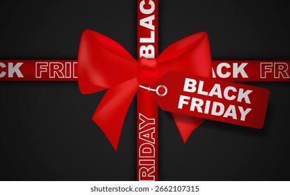 Black Friday. Modern typography design for Black Friday sale. Vector illustration.