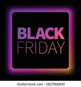 Black Friday Neon Lights Colourful